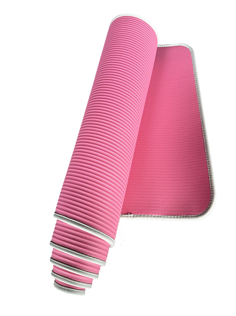 NBR Non-Slip Yoga Mat for Fitness and Exercise