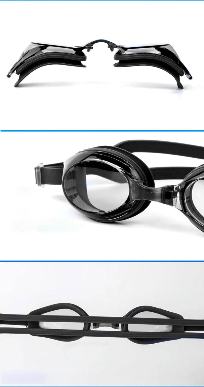 Myopia Swim Goggles Men Women Child Swimming Pool Eyewear Water Sport Waterproof Eyeglasses Anti Fog UV Protect Optical Glasses